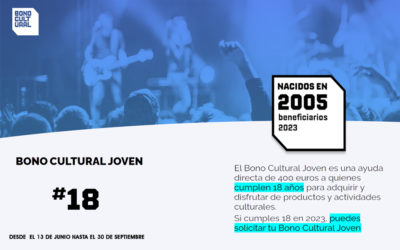 Los jóvenes nacidos en 2005 pueden solicitar el Bono Cultural Joven 2023 a partir del 13 de junio