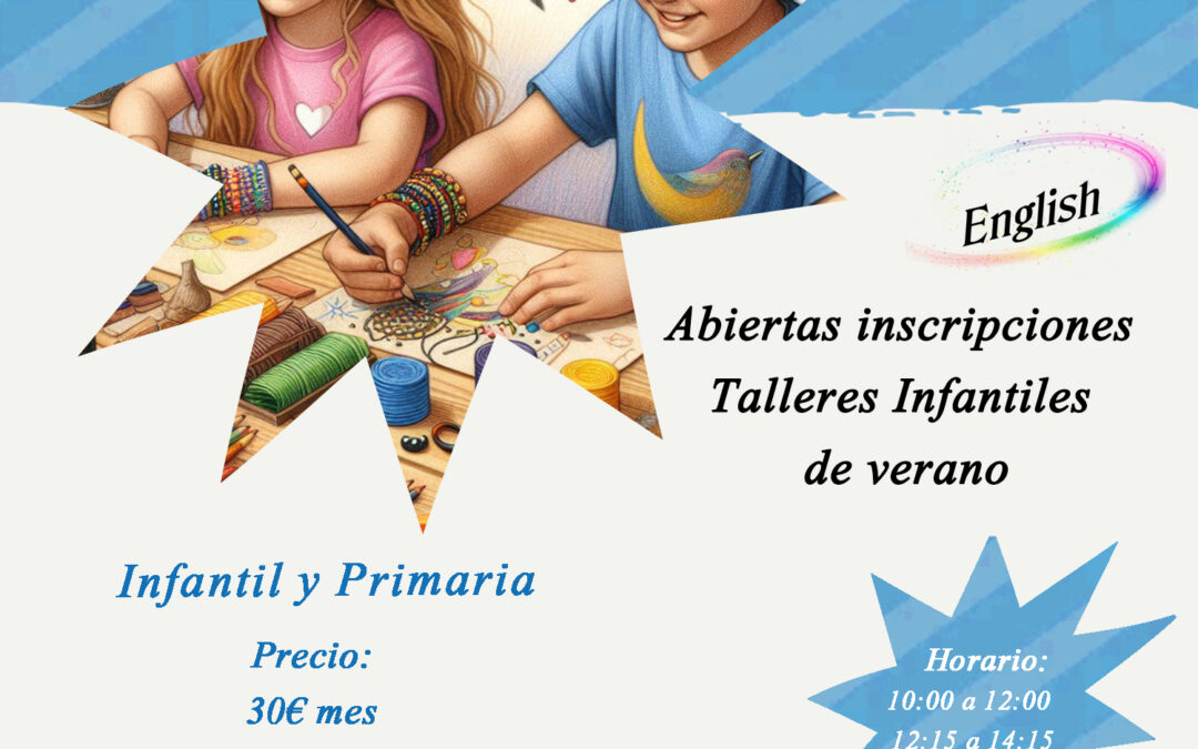 CARTEL TALLERES INFANTILES TORRECAMPO-VERANO 2024
