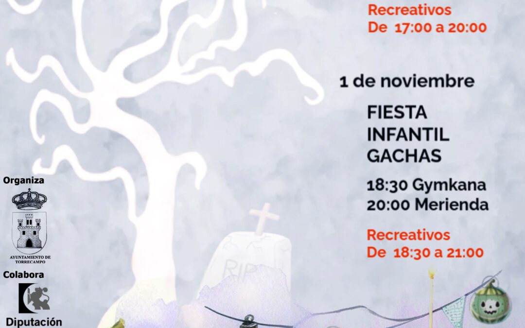 CARTEL FIESTA DE LAS GACHAS TORRECAMPO 2024