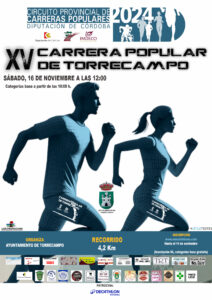 CARTEL CARRERA POPULAR 16 DE NOVIEMBRE DE 2024