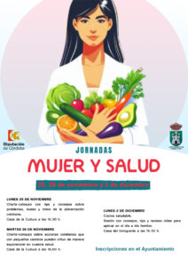 CARTEL JORNADAS MUJER Y SALUD TORRECAMPO 2024