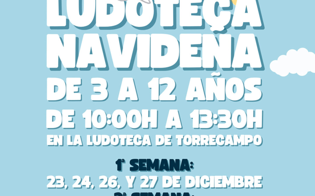 CARTEL LUDOTECA NAVIDEÑA TORRECAMPO 2024