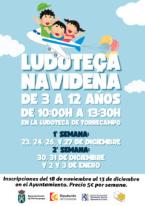 CARTEL LUDOTECA NAVIDEÑA TORRECAMPO 2024