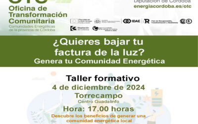 TALLER FORMATIVO: GENERA TU COMUNIDAD ENERGÉTICA