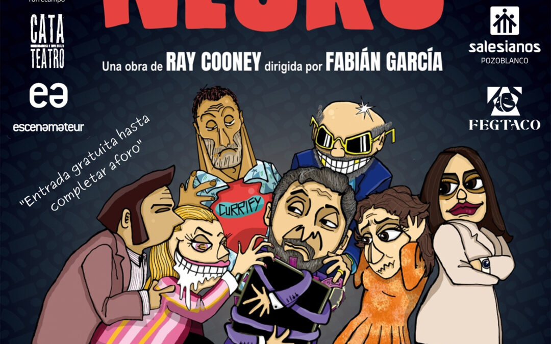 CARTEL TEATRO DINERO NEGRO