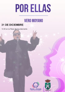 CARTEL ACTUACIÓN VERO MOYANO 31 DE DICIEMBRE