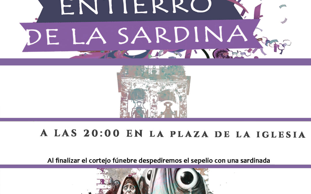 CARTEL ENTIERRO DELA SARDINA TORRECAMPO 2025