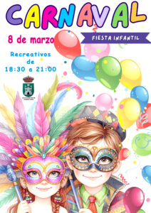 CARTEL FIESTA INFANTIL CARNAVAL TORRECAMPO 2025