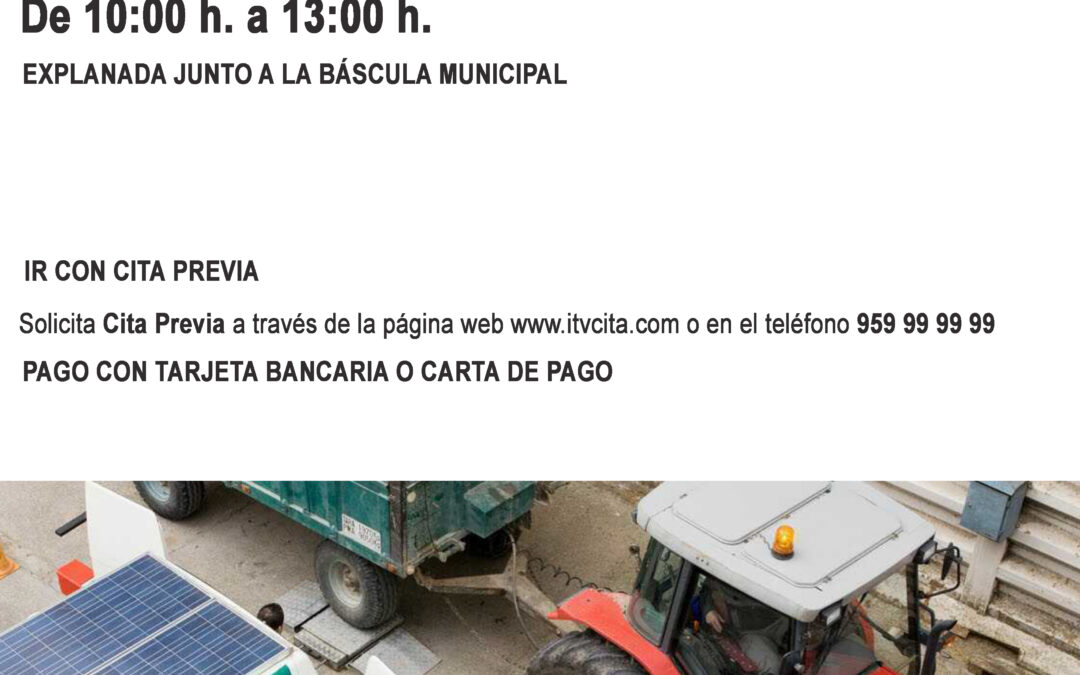 CARTEL ITV MÓVIL AGRÍCOLA 20 DE FEBRERO 2025